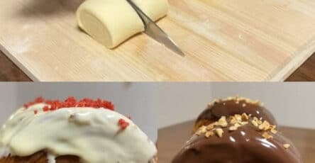 Rotolo di croissant al cioccolato
