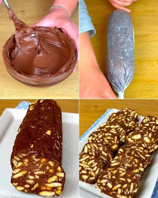 Salame al cioccolato light