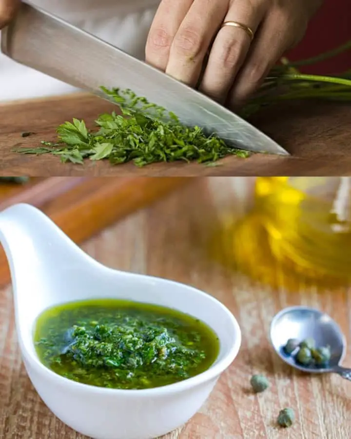 Salsa verde per grigliate