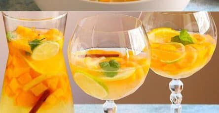 Sangria bianca estiva