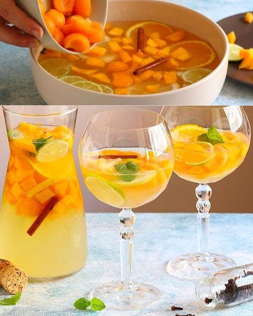 Sangria bianca estiva