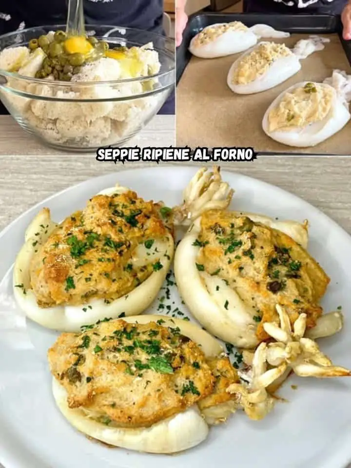 Seppie ripiene al forno