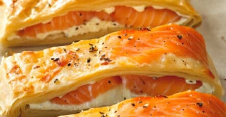 Sfogliatine salmone formaggio