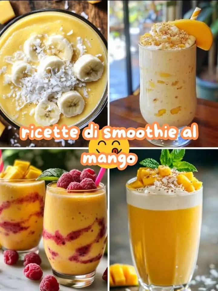 Smoothie mango e banana