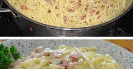Spaghetti alla carbonara veloce