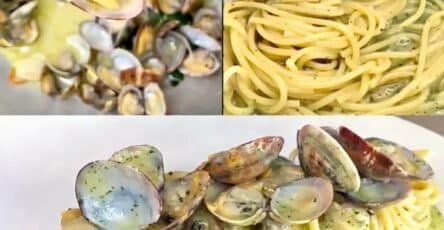 Spaghetti con vongole fresche