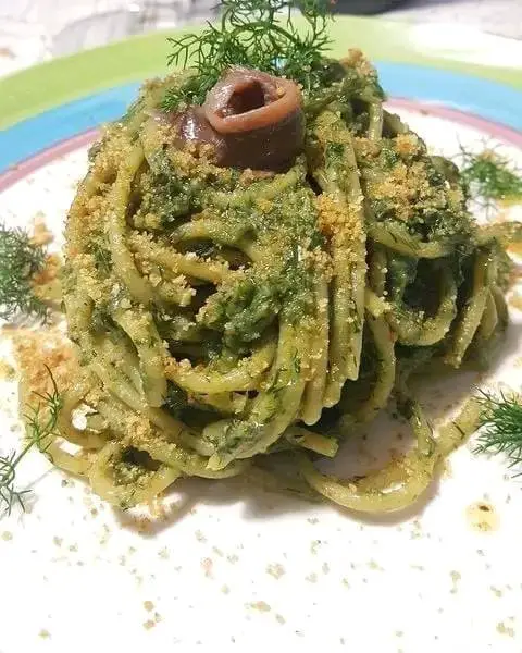 Spaghetti finocchietto acciughe