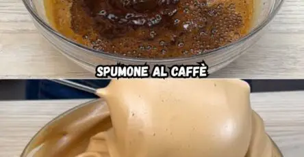 Spumone rinfrescante al caffè