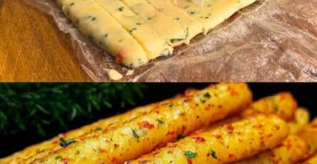 Strisce di patate e formaggio