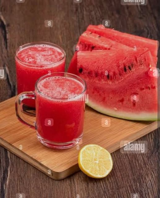 Succo di anguria e limone