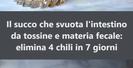 Svuota intestino tossine