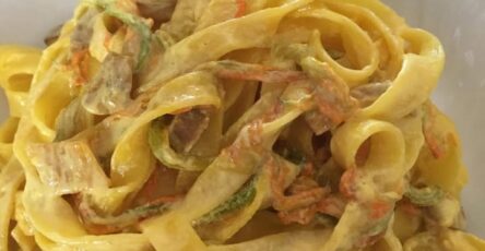 Tagliatelle fiori di zucca