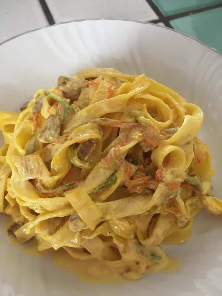 Tagliatelle fiori di zucca