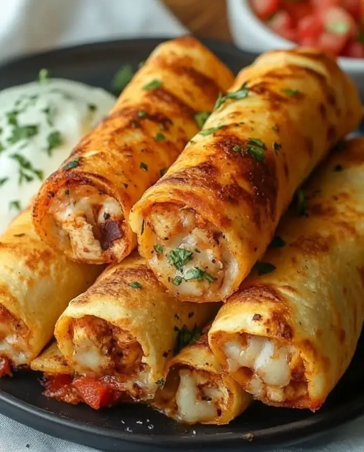 Taquitos di pollo fatti in casa