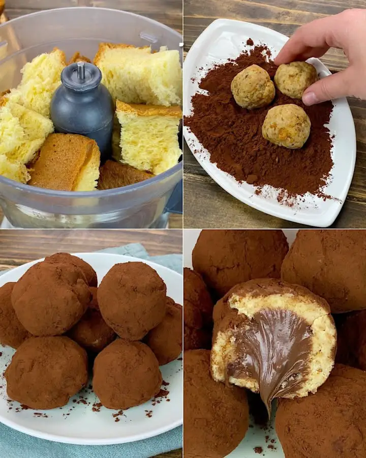 Tartufi di Pandoro deliziosi