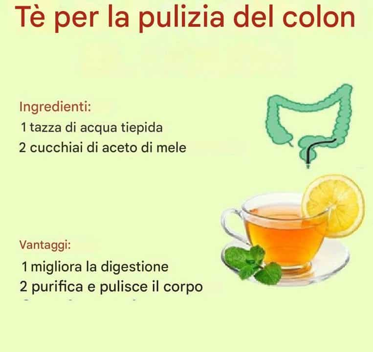 Tè depurativo per il colon