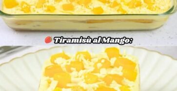 Tiramisù al mango cremoso