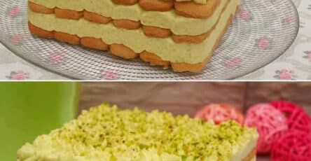 Tiramisù al pistacchio dietetico