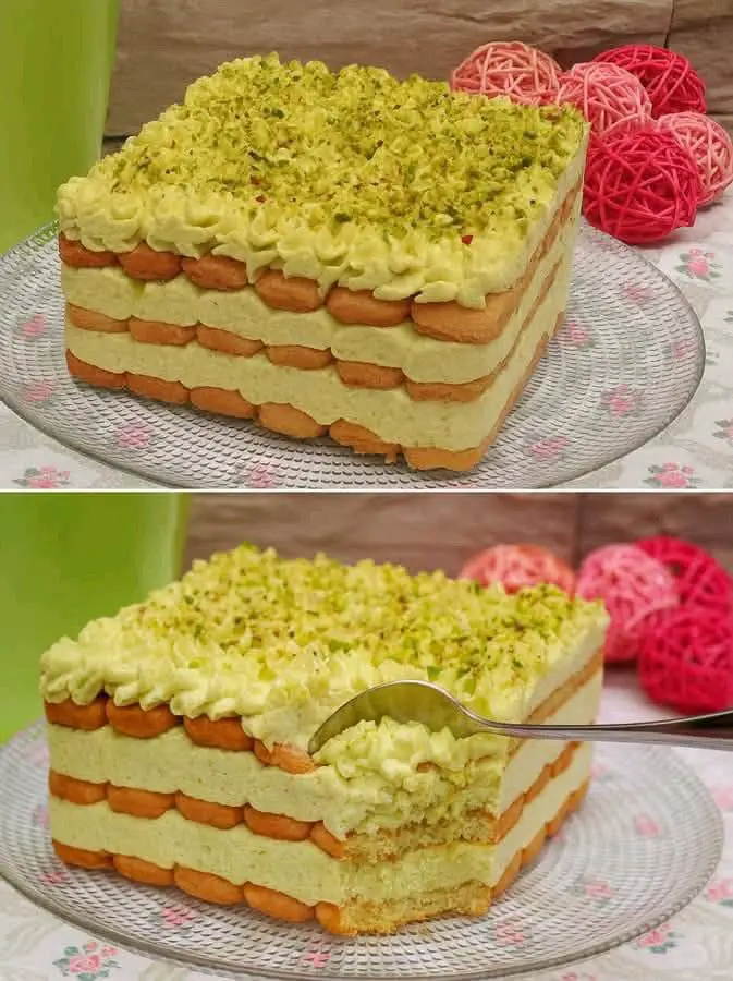 Tiramisù al pistacchio dietetico