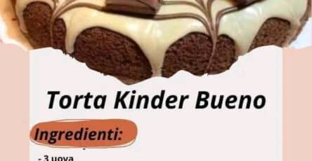 Torta Kinder Bueno