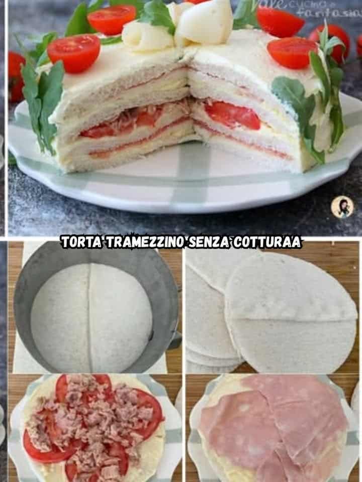 Torta Tramezzino senza cottura