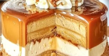 Torta al caramello salato
