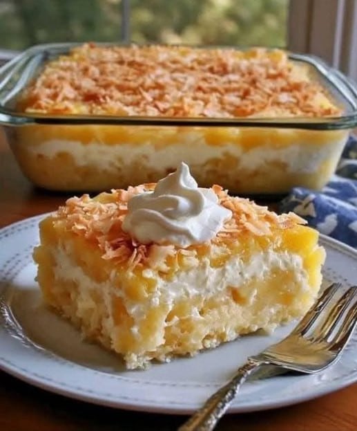 Torta all'ananas rinfrescante