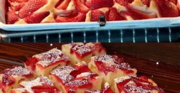 Torta alle fragole veloce