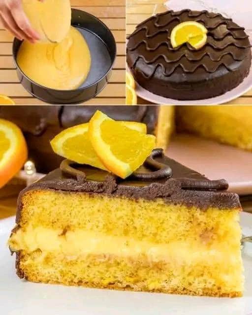 Torta arancia e cioccolato
