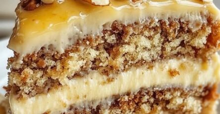 Torta banana e noci