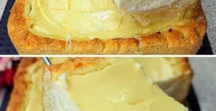 Torta cremosa e semplice