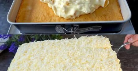 Torta deliziosa alla vaniglia