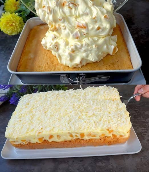 Torta deliziosa alla vaniglia
