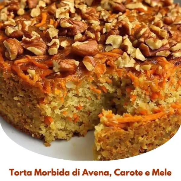 Torta di carote e mele