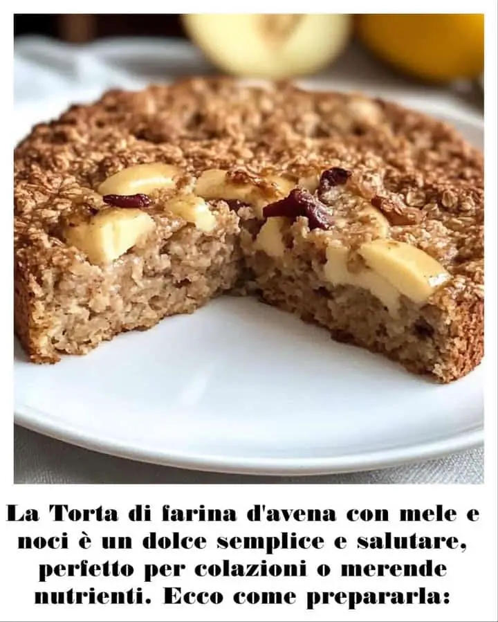 Torta di farina d'avena