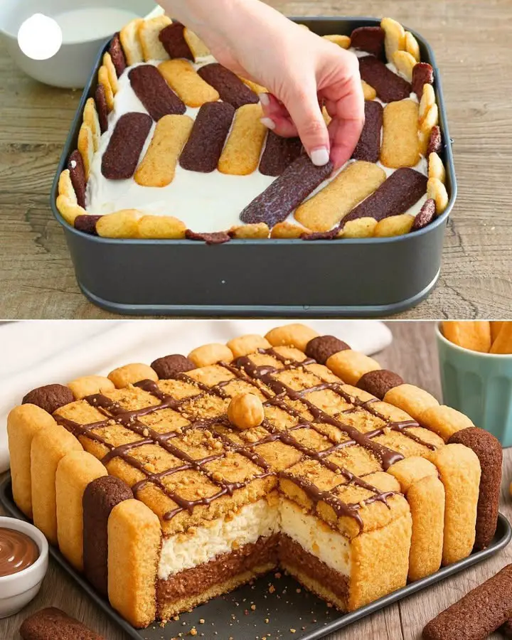 Torta di pavesini senza forno