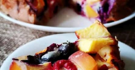 Torta estiva senza zucchero