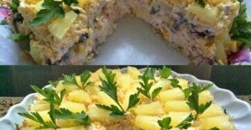 Torta insalata deliziosa