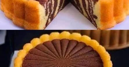 Torta marmorizzata cioccolato