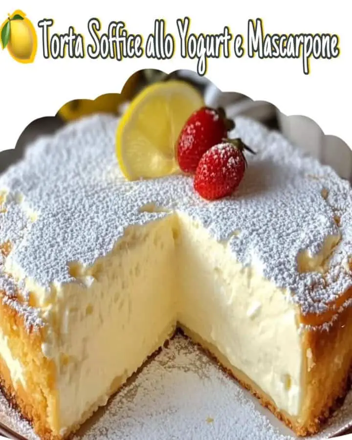 Torta soffice limone mascarpone