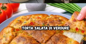 Torta vegetariana deliziosa