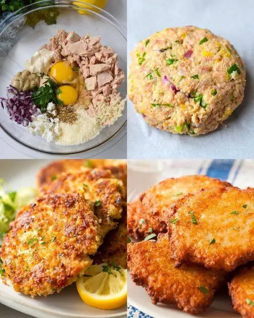 Torte di patate e tonno