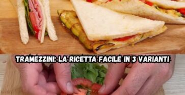 Tramezzini varianti facili