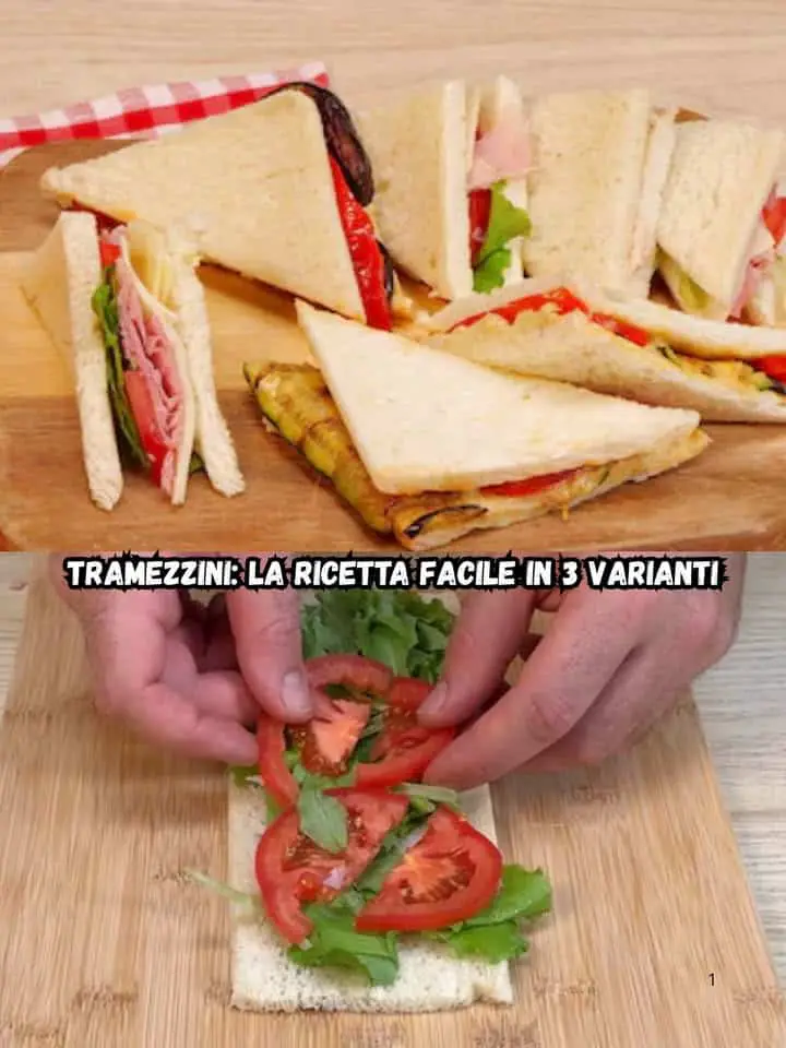 Tramezzini varianti facili