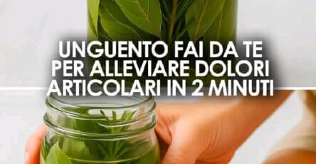 Unguento naturale per dolori