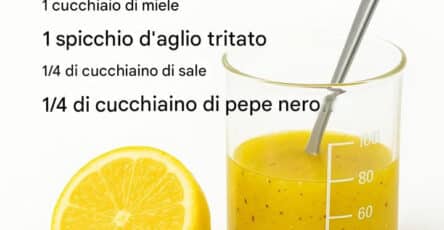 Vinaigrette al limone rinfrescante