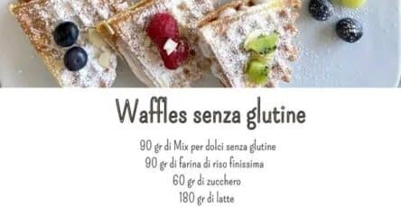 Waffles senza glutine