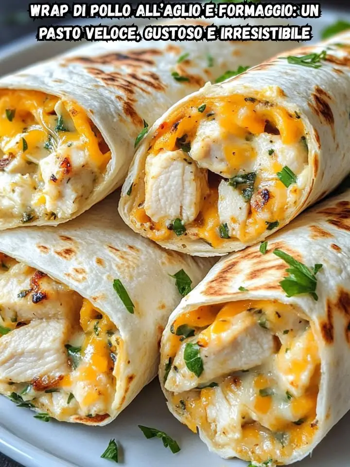 Wrap di pollo arricchito