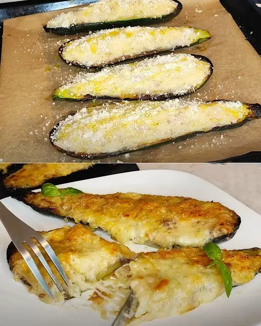 Zucchine farcite gustose