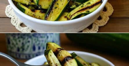 Zucchine grigliate al limone